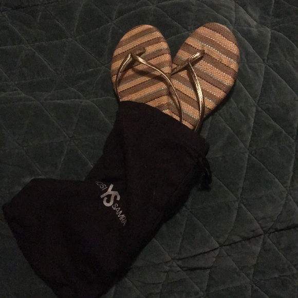 Yosi samra size 10 flip flop military green - Picture 2 of 3